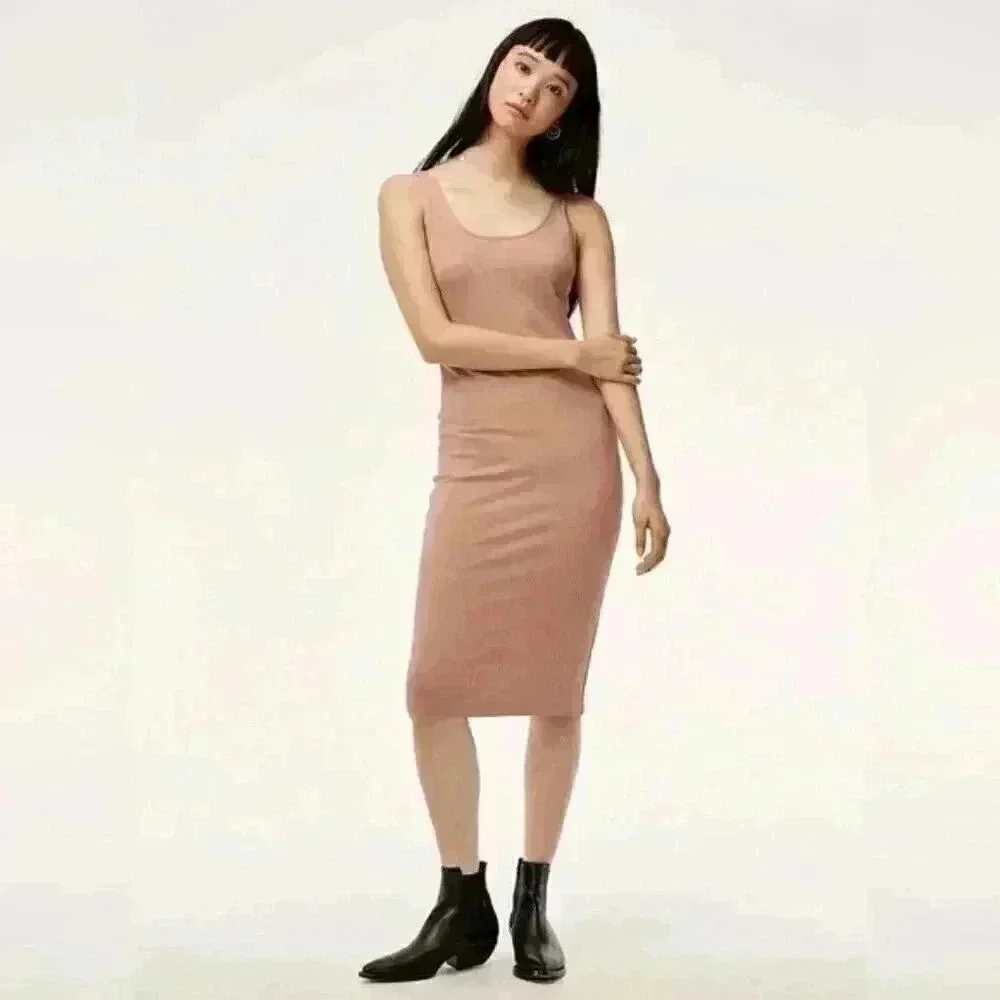 Wilfred Free Black Midi Dress - 2XS - Picture 1 of 7